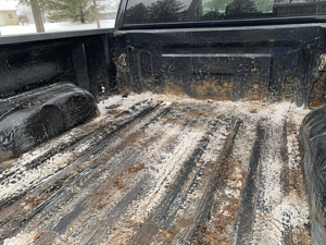 do not put salt in your truck bed this winter